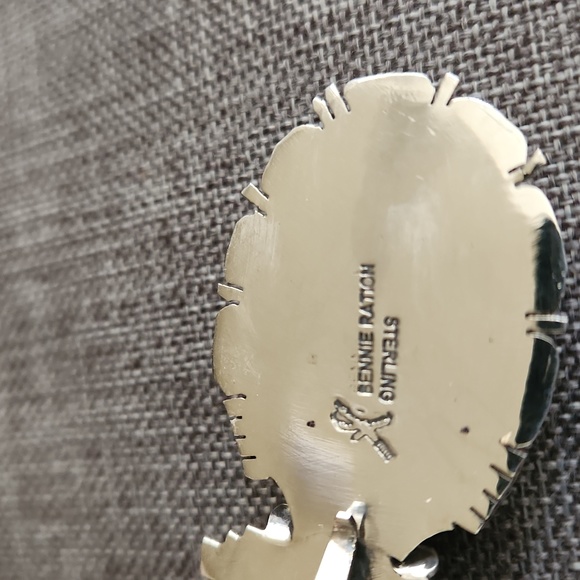 Native American Navajo NWOT Kachina Turquoise Pendant by Bennie Ration 💙🎁🩶 - Picture 7 of 14